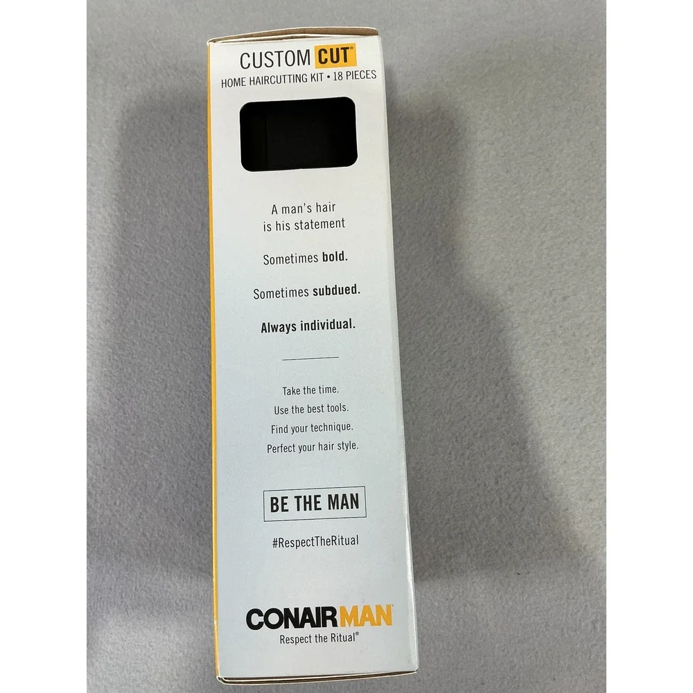 ConairMAN‎ Custom Cut Haircut Kit 18 Piece Clippers Set Home Grooming